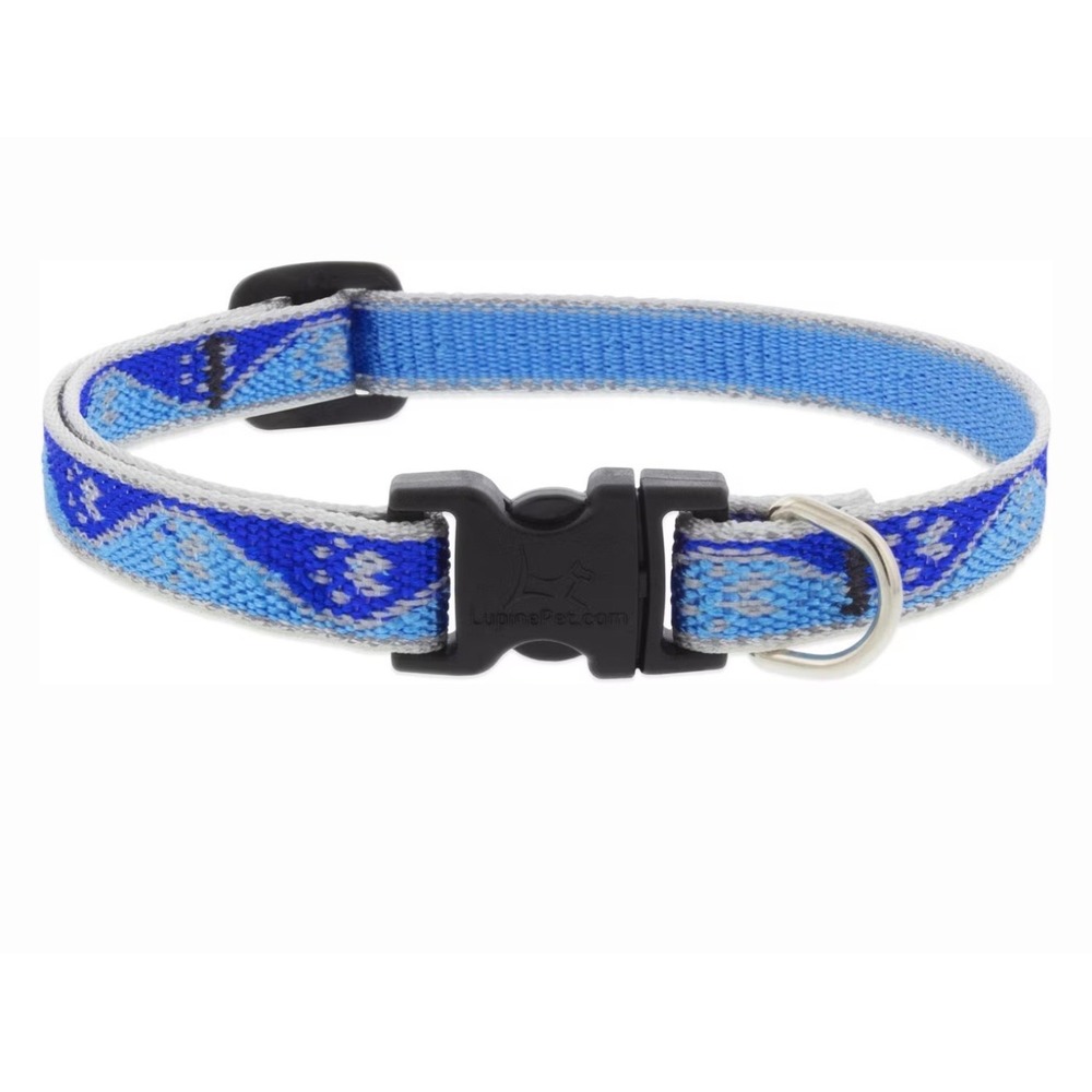 Lupine Pet Dog Collar Paws Print-  3/4 Inch width NWOT
